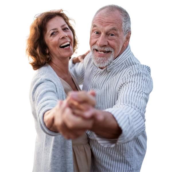 Happy Seniour Couple Dancing in Lake Mary, FL